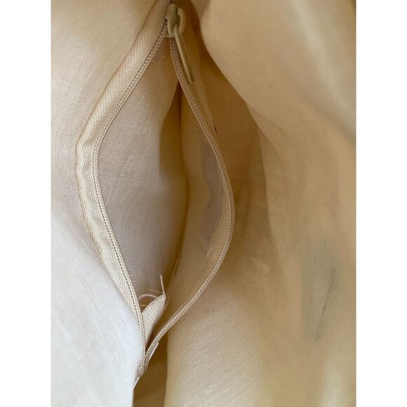 Cappelli NWOT Straw Woven Beige Small Clutch Bag With Rope Handle & Wooden Beads - Picture 10 of 13